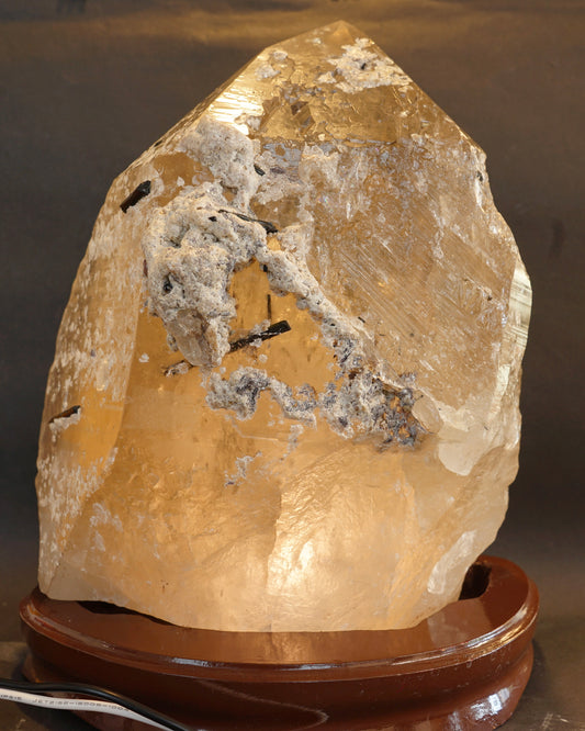 シトリンのフロアランプ