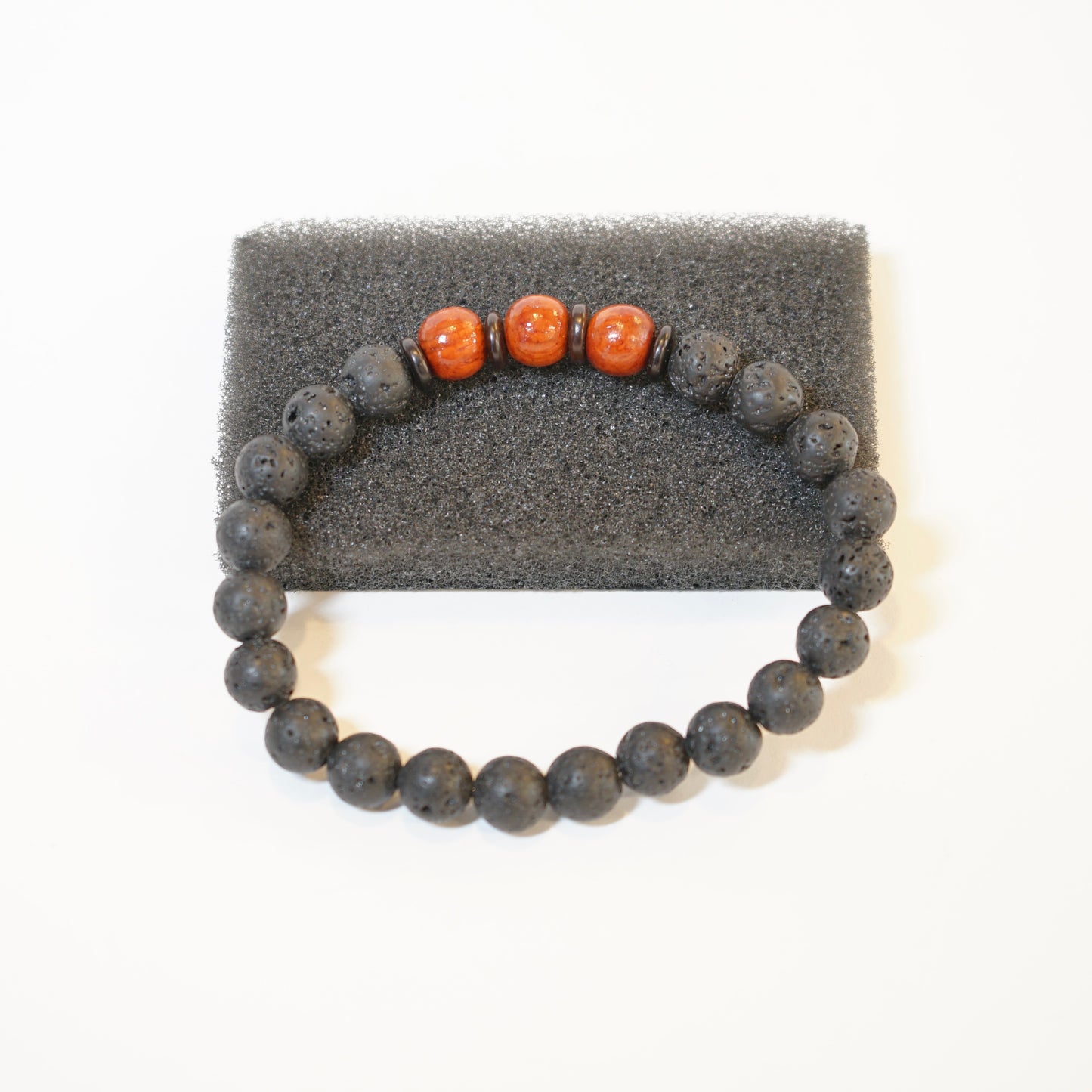 コアウッド ラバストーン コンビブレスレット