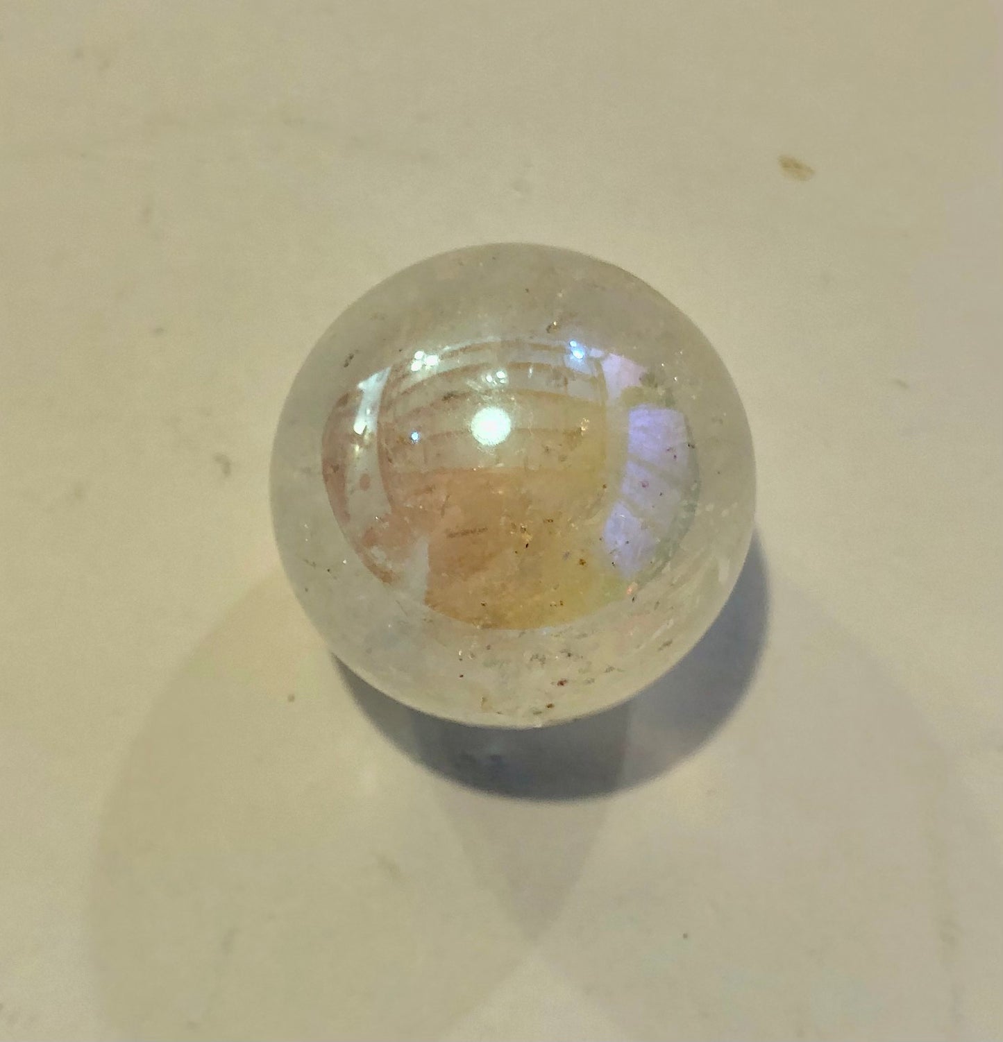 レインボーオーラ水晶